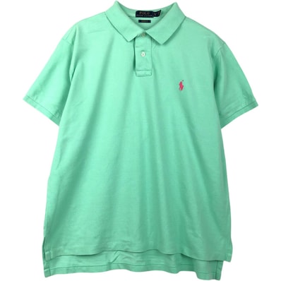 古着 ラルフローレン Ralph Lauren POLO RALPH LAUREN CUSTOM FIT 半袖 ポロシャツ メンズXL相当/eaa654516