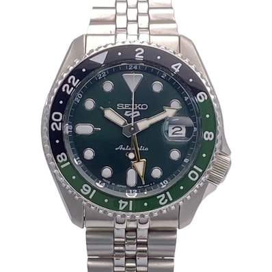 SEIKO セイコー SEIKO 5スポーツ 腕時計 SBSC019 グリーン メンズ【中古】