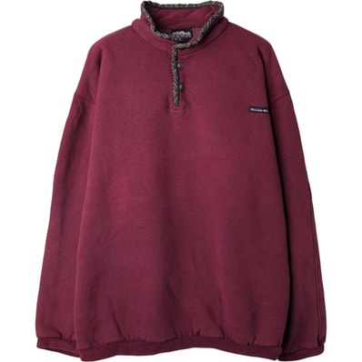 古着 THOUSAND MILE ハイネック ヘンリーネック スウェットシャツ トレーナー USA製 メンズXL相当/eaa612981