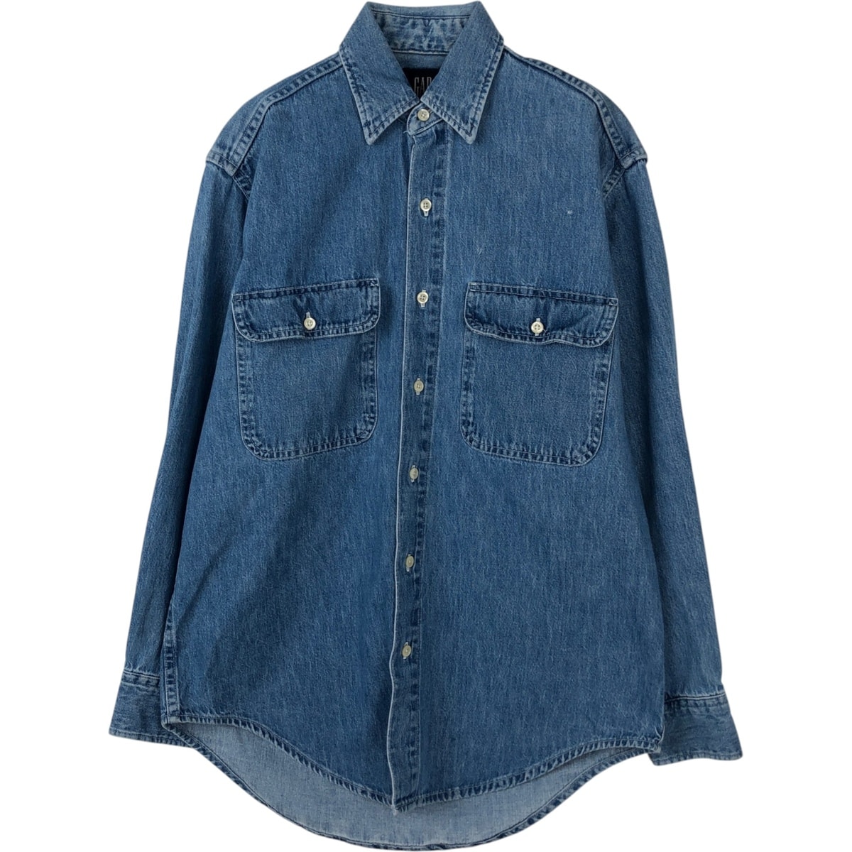 古着 90年代 ギャップ GAP オールドギャップ 長袖 デニムシャツ カナダ製 メンズXS相当 ヴィンテージ/eaa618359