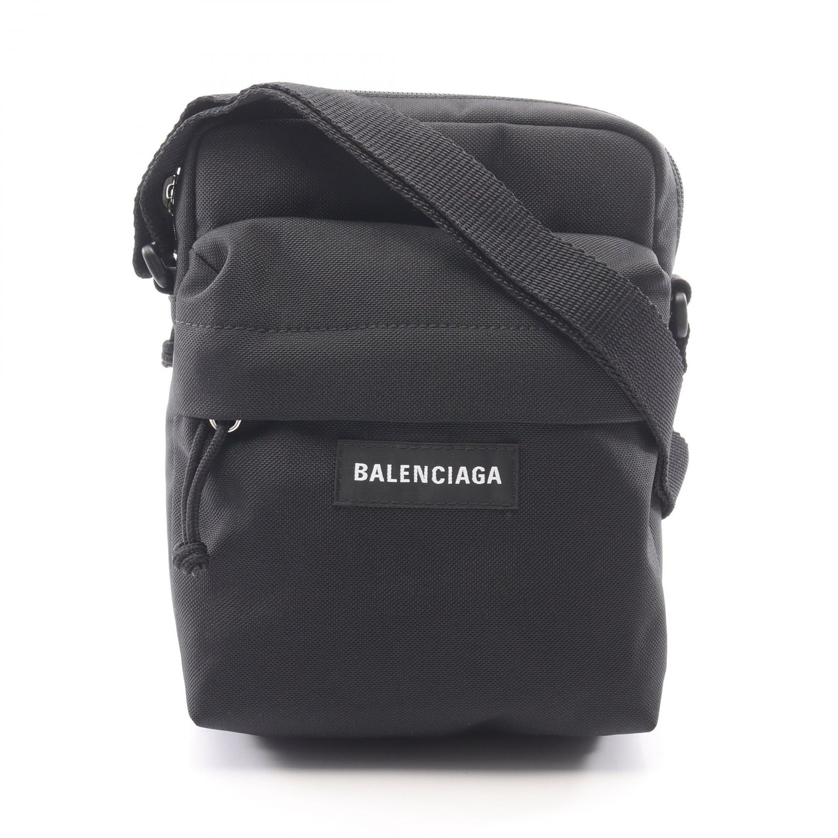 バレンシアガ BALENCIAGA EXPLORER エクスプローラー ショルダーバッグ バッグ ナイロン メンズ ブラック系 8455932AB9Q1000 【新品】