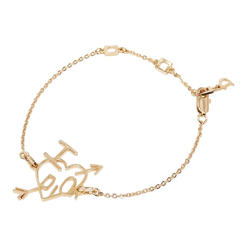 ディオール ハートアロー ブレスレット ゴールド メッキ レディース Dior 【中古】