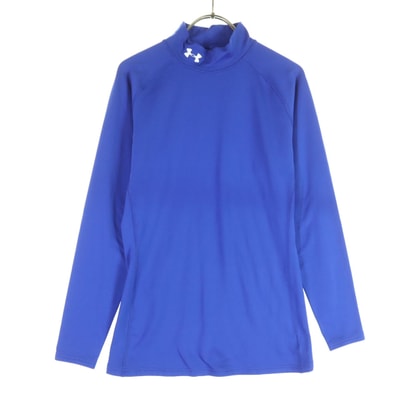 UNDER ARMOUR アンダーアーマー 長袖 モックネック シャツ XL ブルー系