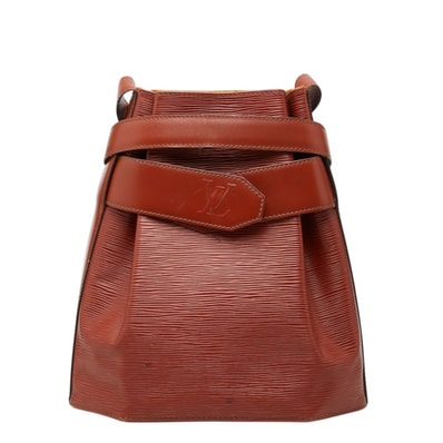 ルイ ヴィトン エピ サックデポールGM ショルダーバッグ M80193 ケニアブラウン レザー レディース LOUIS VUITTON 中古