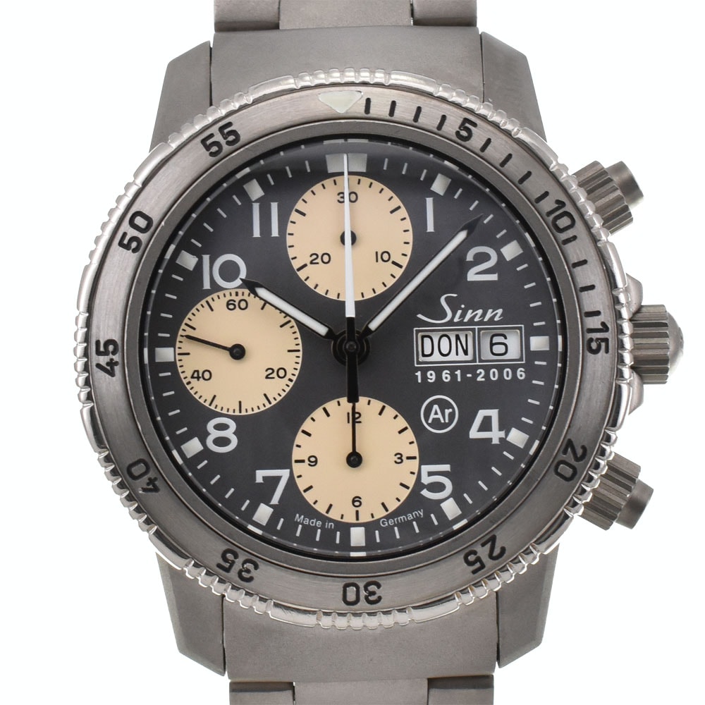 値下 ジン Sinn 203.Jubilaum ジュビリアム 45周年 450本限定 自動巻き メンズ 美品 保証書付き #146073