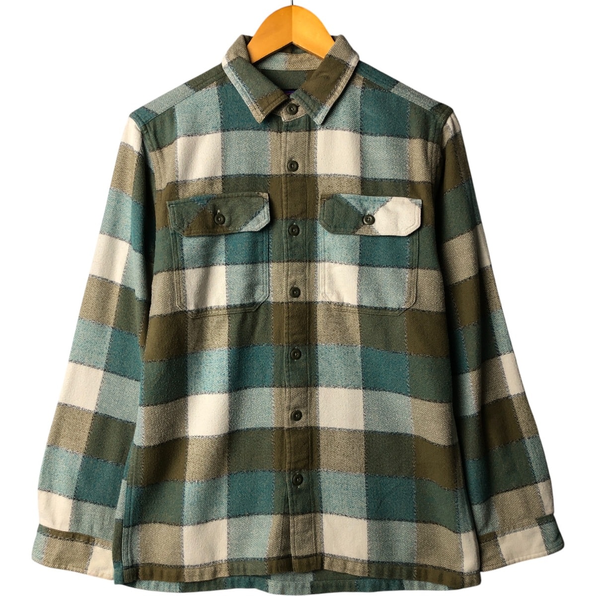 古着 パタゴニア Patagonia ORGANIC COTTON オーガニックコットン STY53947FA14 長袖 フランネルチェックシャツ メンズXS相当/eaa545605