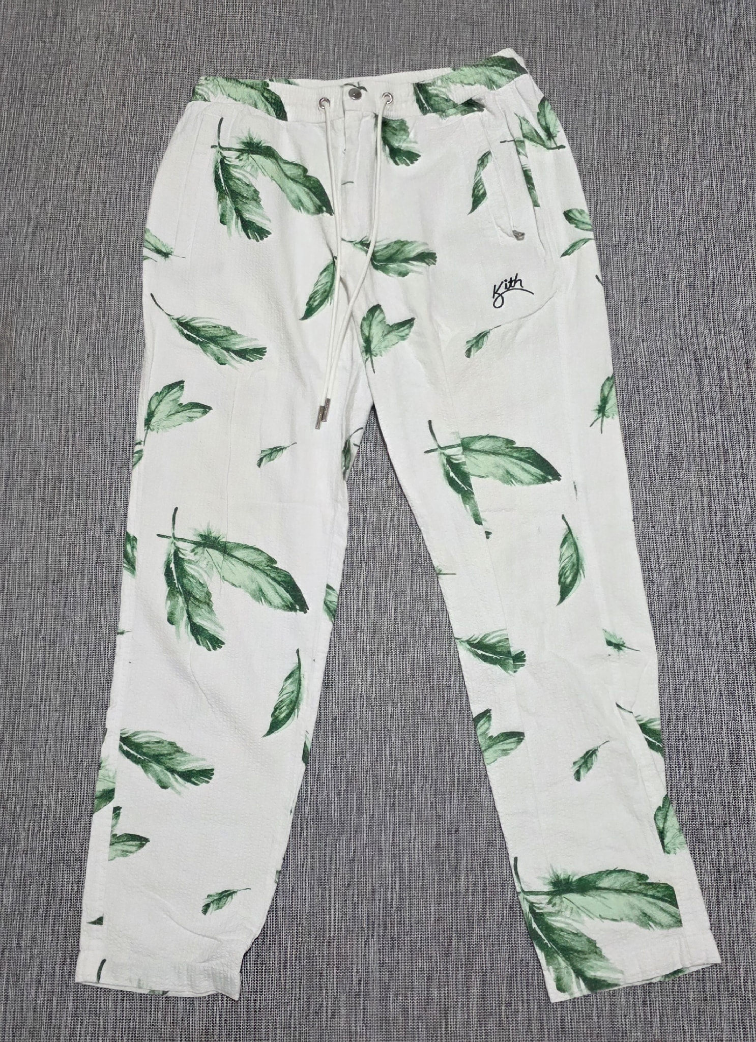 Kith Stryker Seersucker Pant "White Multi"