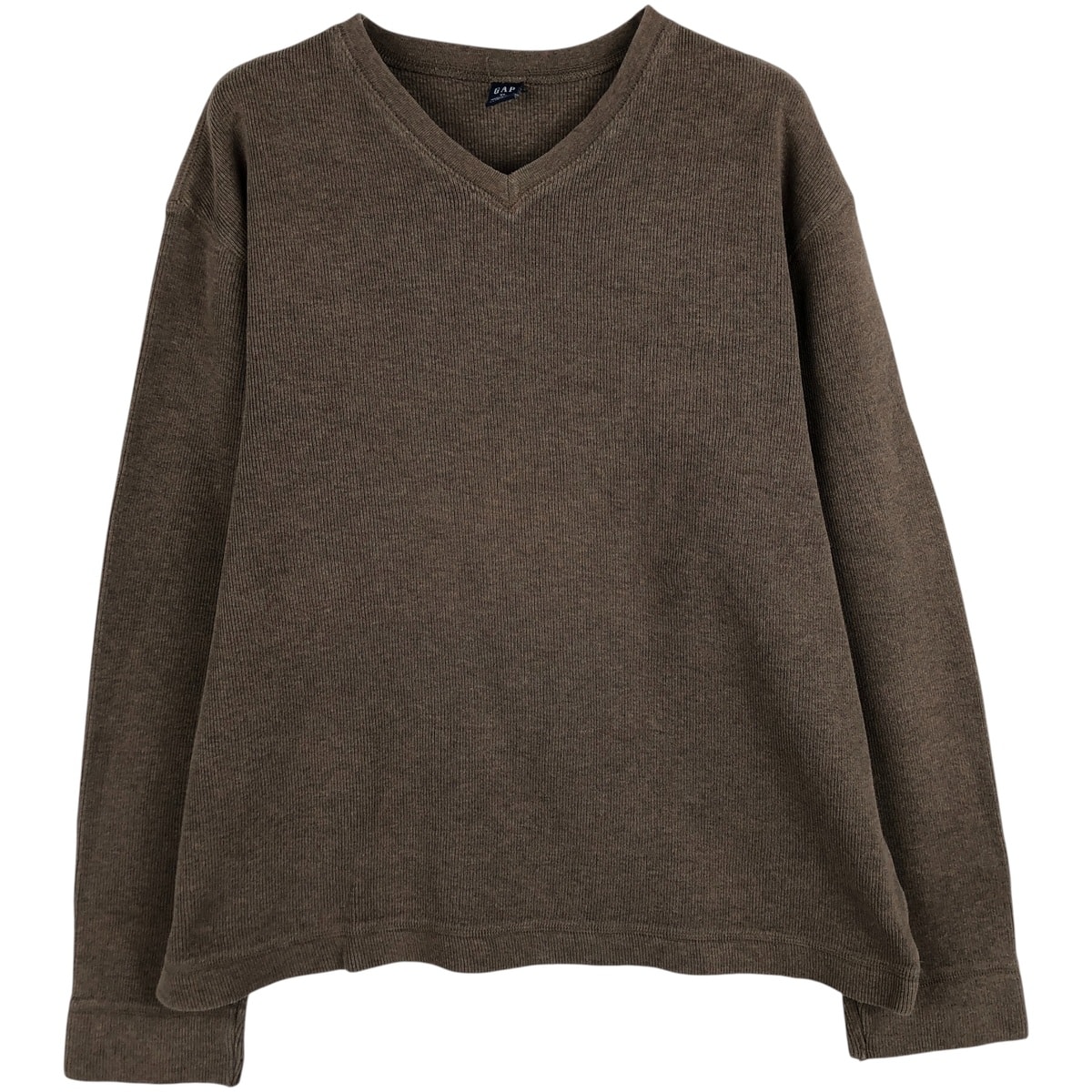 古着 ギャップ GAP Vネック ロングTシャツ ロンT メンズXL相当/eaa608323