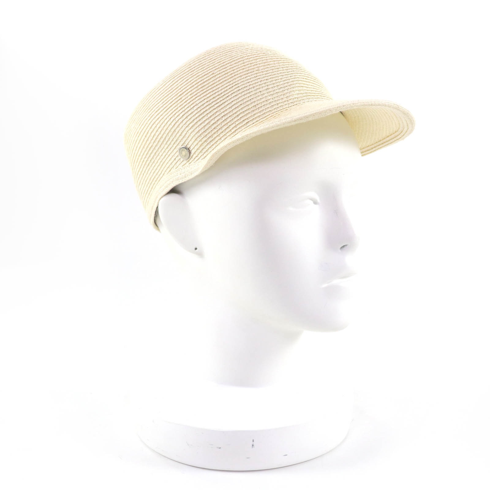 極美品 エルメス キャスケット エマ アイボリー レディース 57