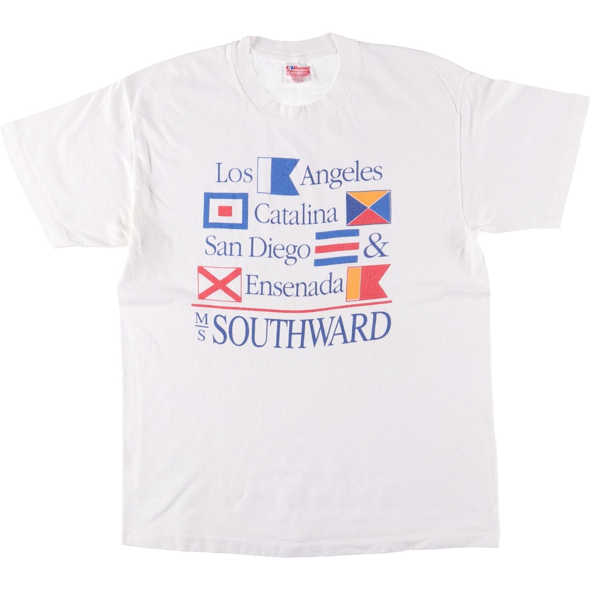 古着 90年代 ヘインズ Hanes HEAVYWEIGHT プリントTシャツ USA製 メンズL相当 ヴィンテージ/eaa567226