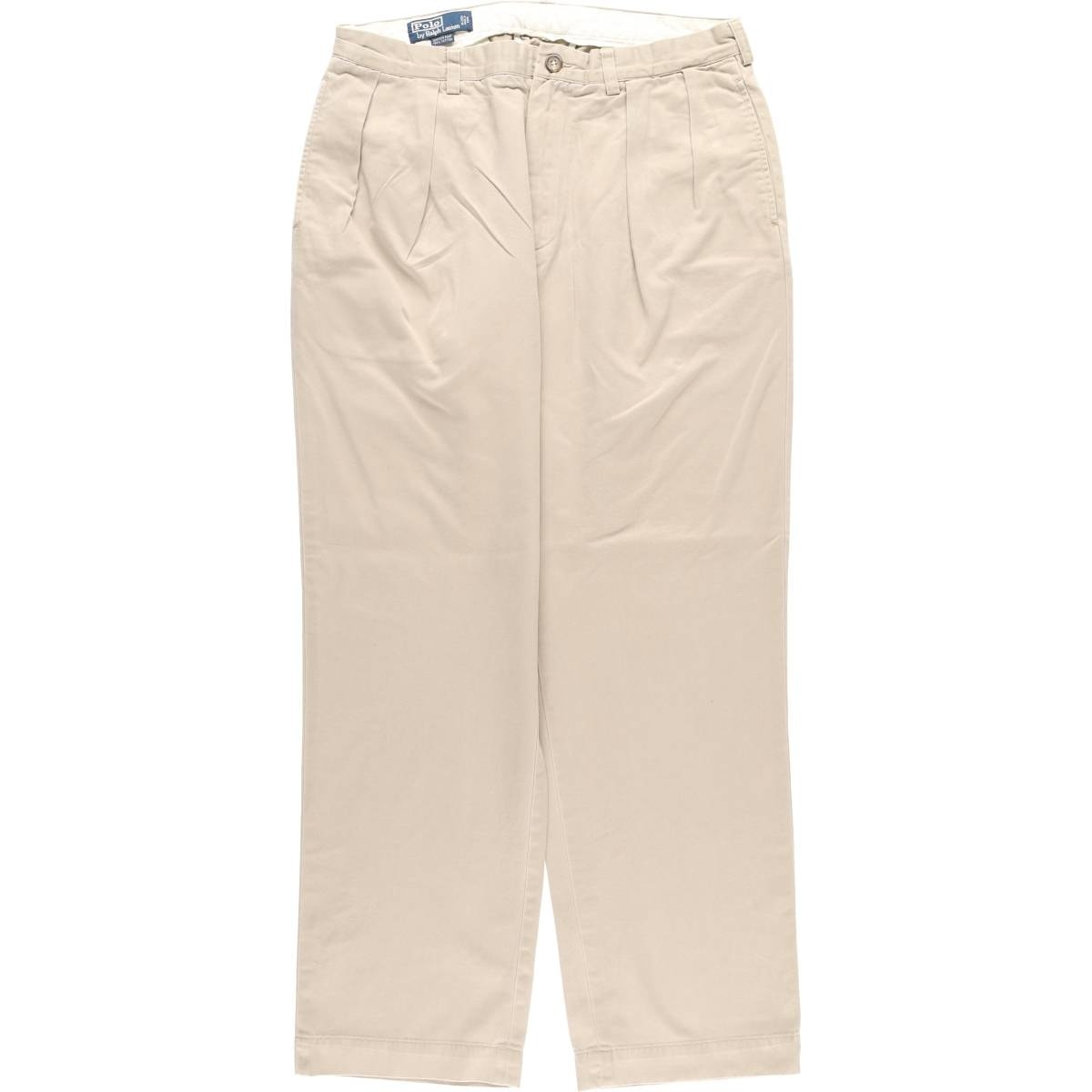 古着 ラルフローレン Ralph Lauren POLO by Ralph Lauren ANDREW PANT ツータック チノパンツ メンズw34相当/eaa477351