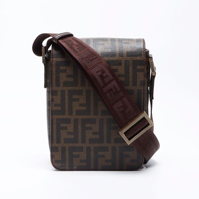 【最終値下げ】 フェンディ FENDI ズッキーノ PVC ショルダーバッグ【中古】