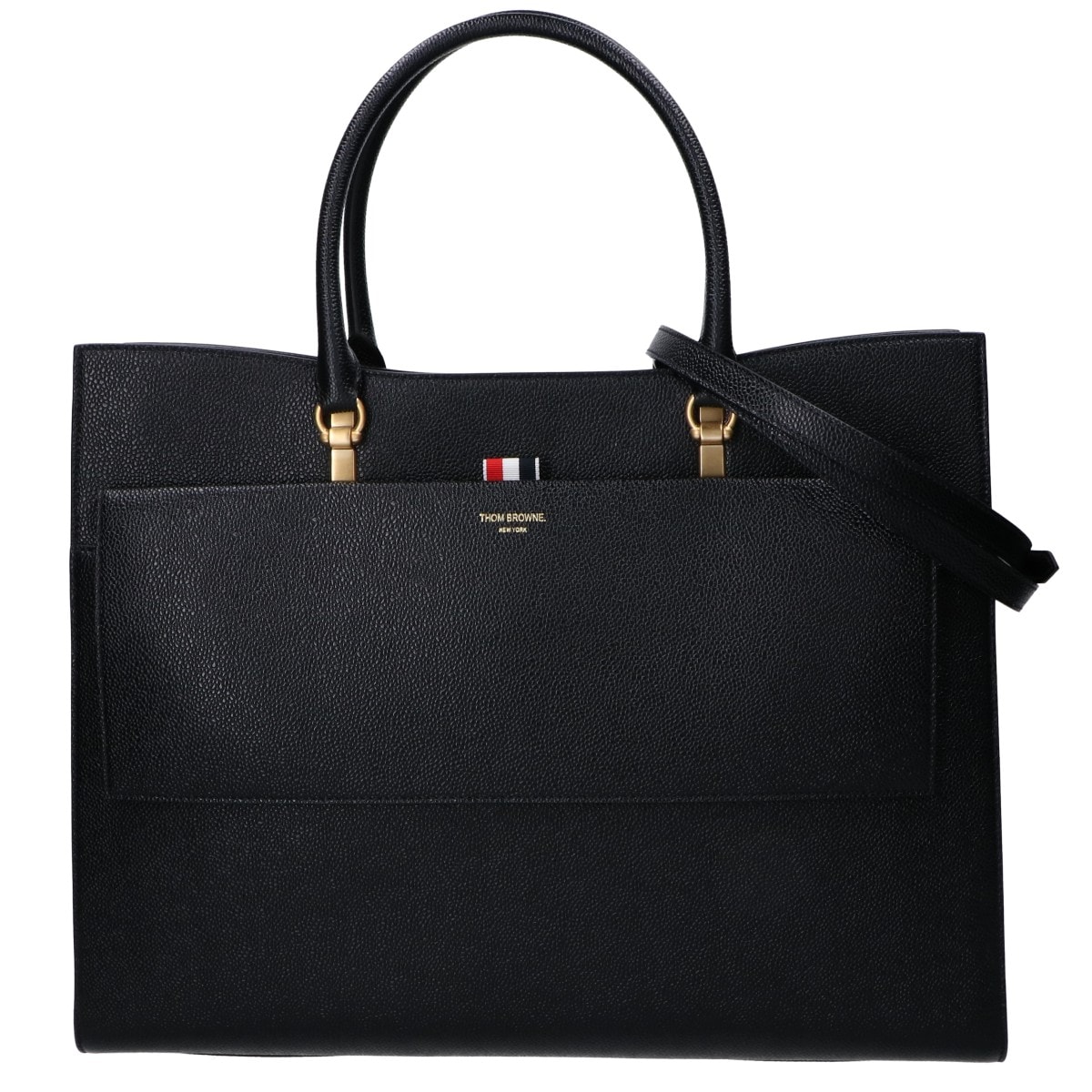 トムブラウン 新品同様 MAG228A-00198-001 ペブルグレイン ラージ デュエット