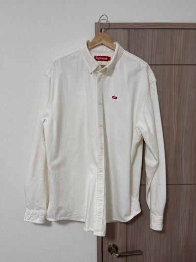 Supreme Small Box Shirt "White Denim"