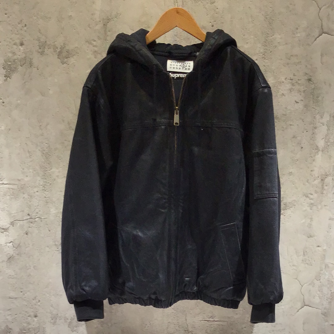 Supreme x MM6 Maison Margiela Foil Hooded Work Jacket "Black"