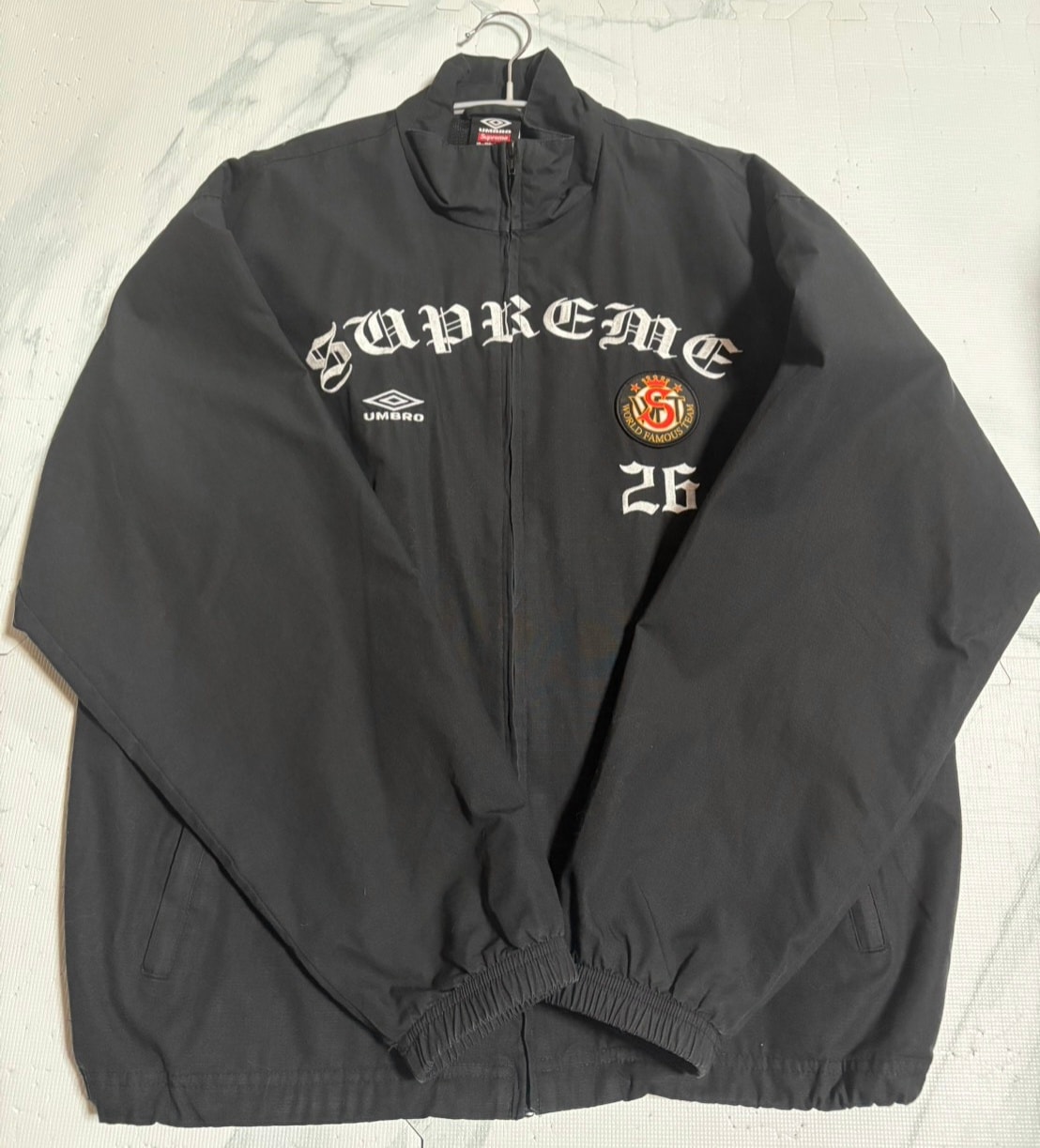 Supreme x Umbro Cotton Ripstop Track Jacket "Black"