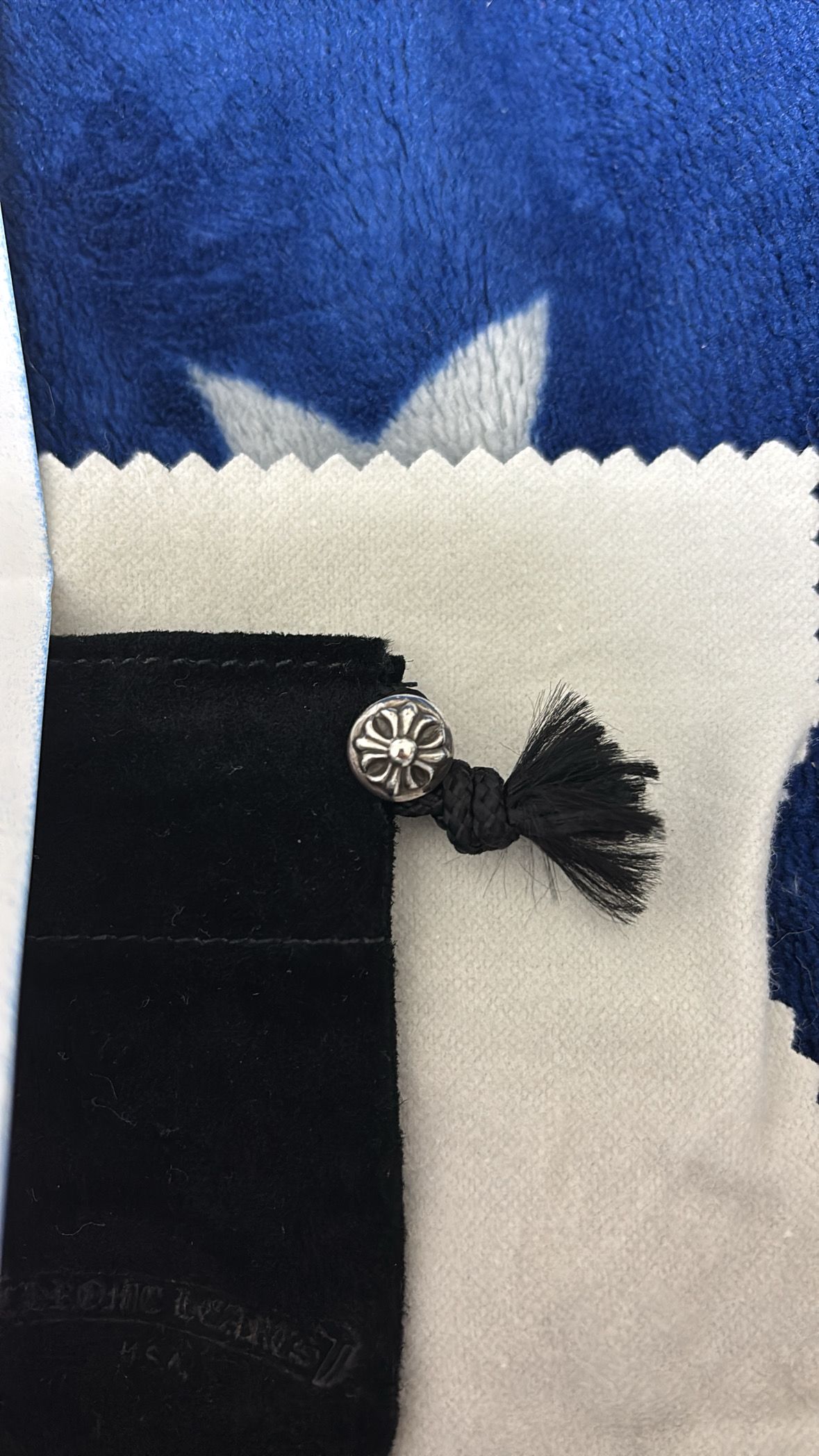 Chrome Hearts Cross Ball Stud Earrings "Silver"