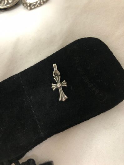Chrome Hearts CH Cross Baby Fat Charm "Silver"