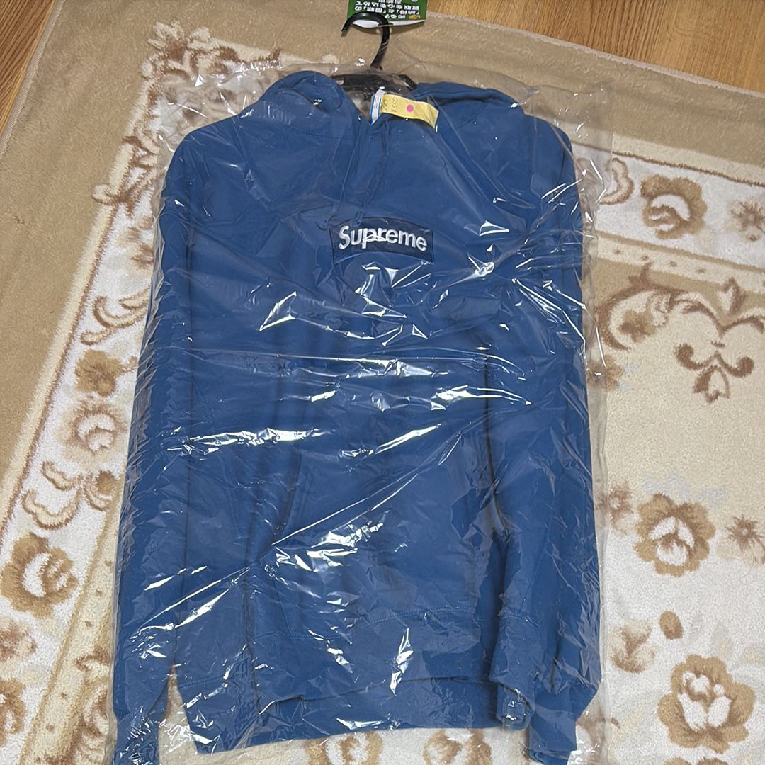 Supreme Box Logo Hooded Sweatshirt "Blue" (23FW)