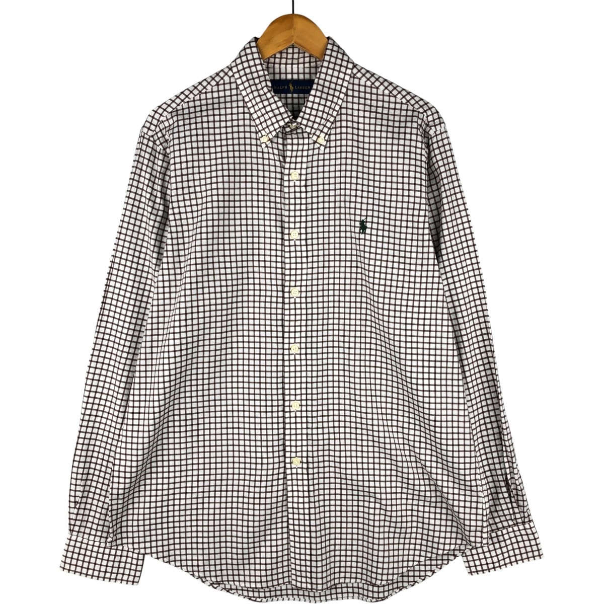 古着 ラルフローレン Ralph Lauren 長袖 ボタンダウンチェックシャツ メンズL相当/eaa593749