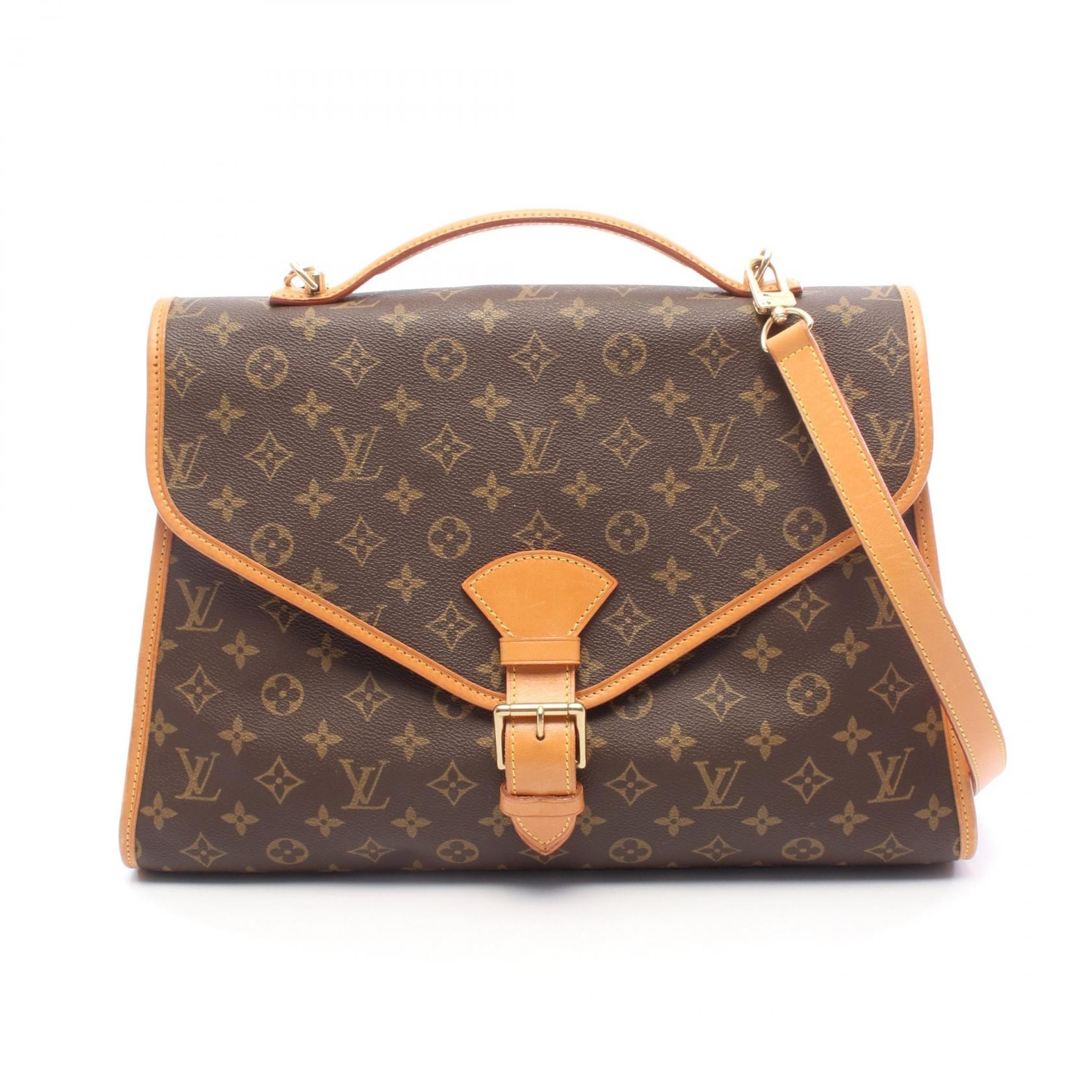 ルイ・ヴィトン LOUIS VUITTON ビバリー 2WAY ハンドバッグ バッグ PVCコーティングキャンバス レザー モノグラム レディース ブラウン系 M51120 【中古】
