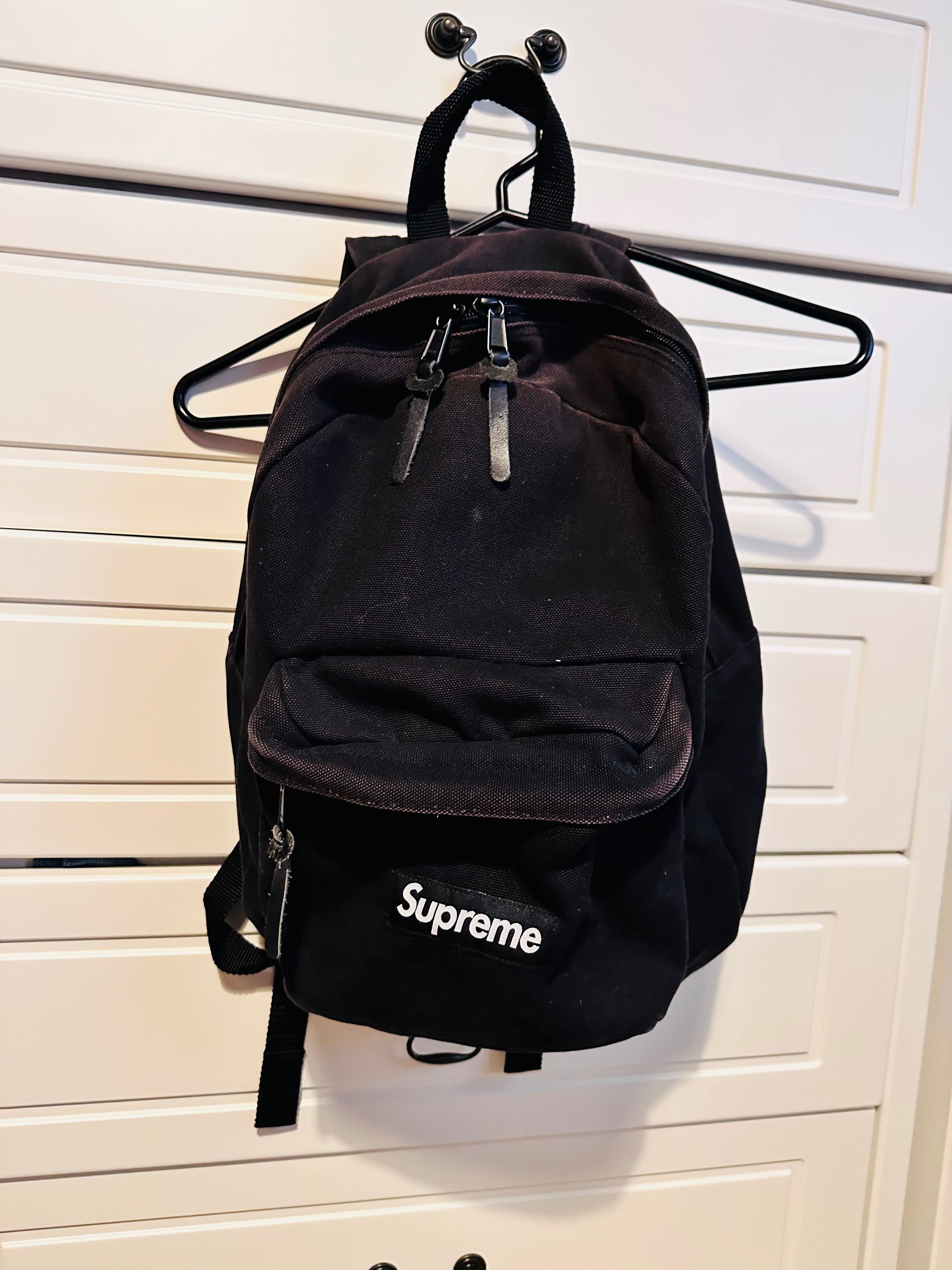 Supreme Canvas Backpack "Black"