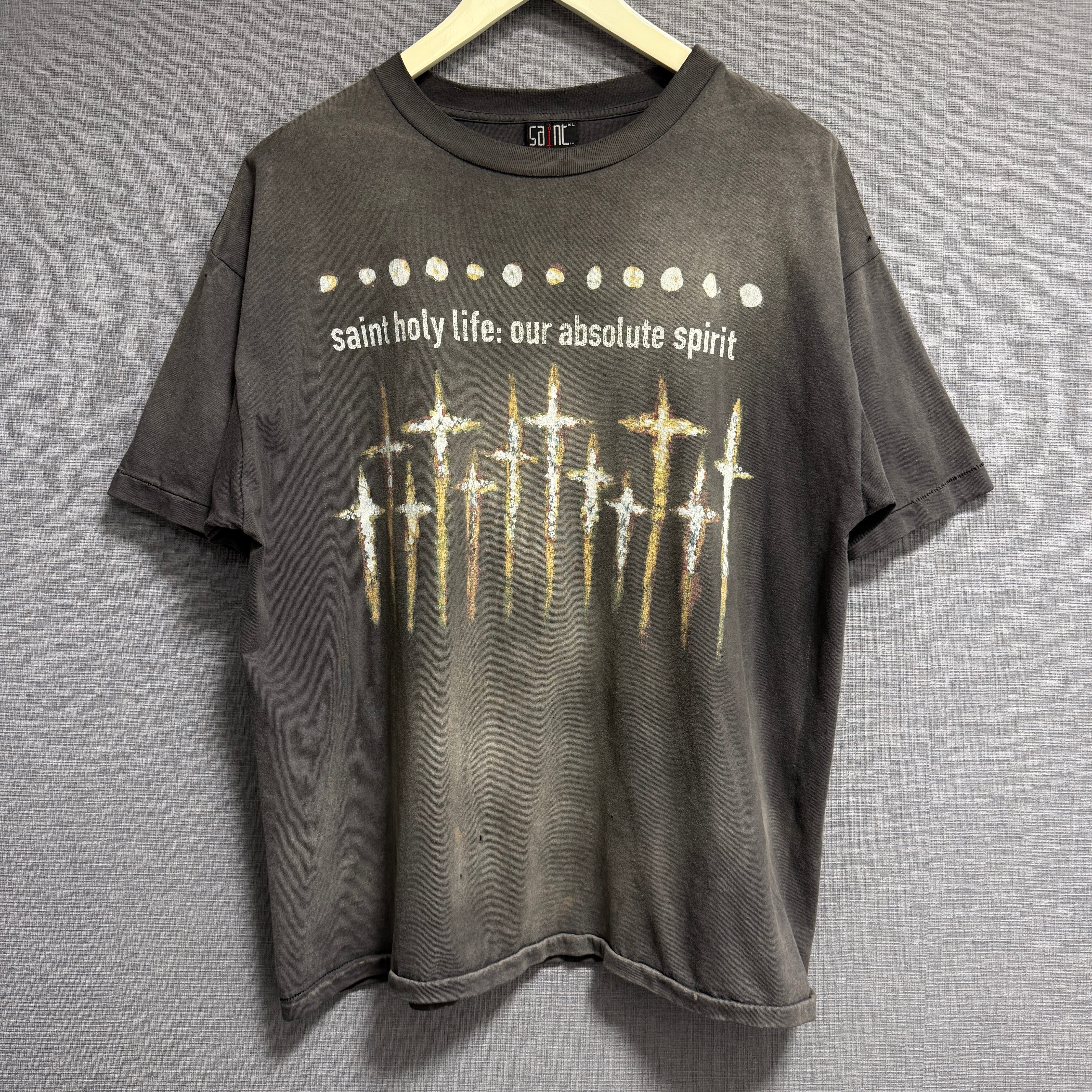 SAINT Mxxxxxx x FORSOMEONE FS_SS T-Shirt/God "Black"