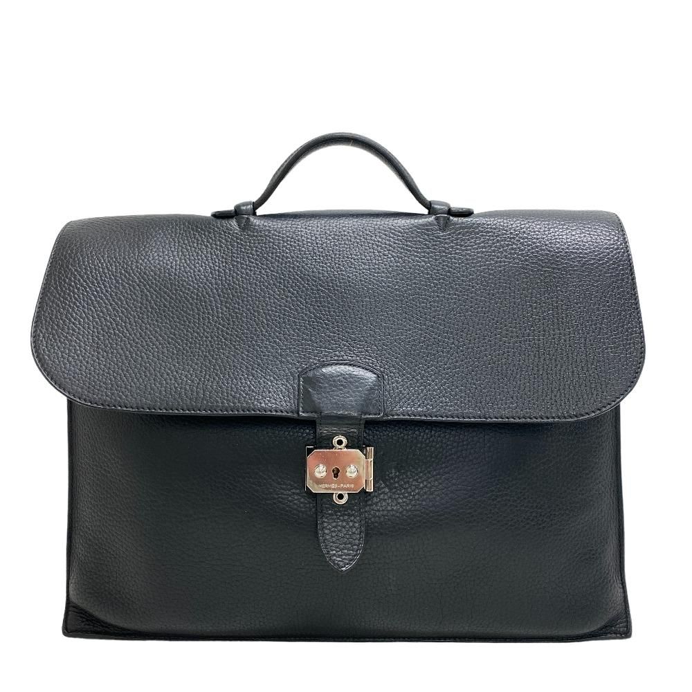 エルメス HERMES ビジネスバッグ サックアデペッシュ38 ブラック