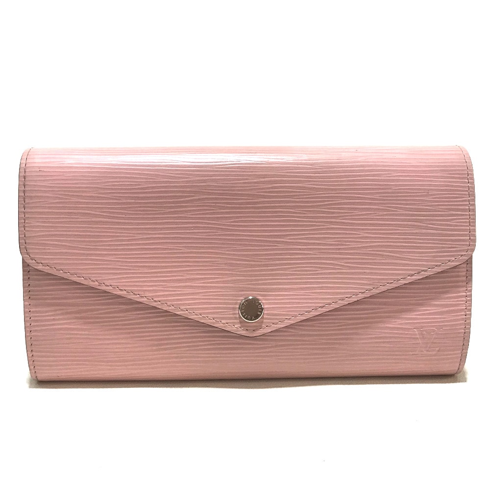 ルイヴィトン LOUIS VUITTON ポルトフォイユ サラ M61394 エピ 2つ折り財布 エピレザー ローズナクレ ピンク