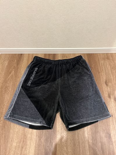 Supreme Geo Velour Short "Black"