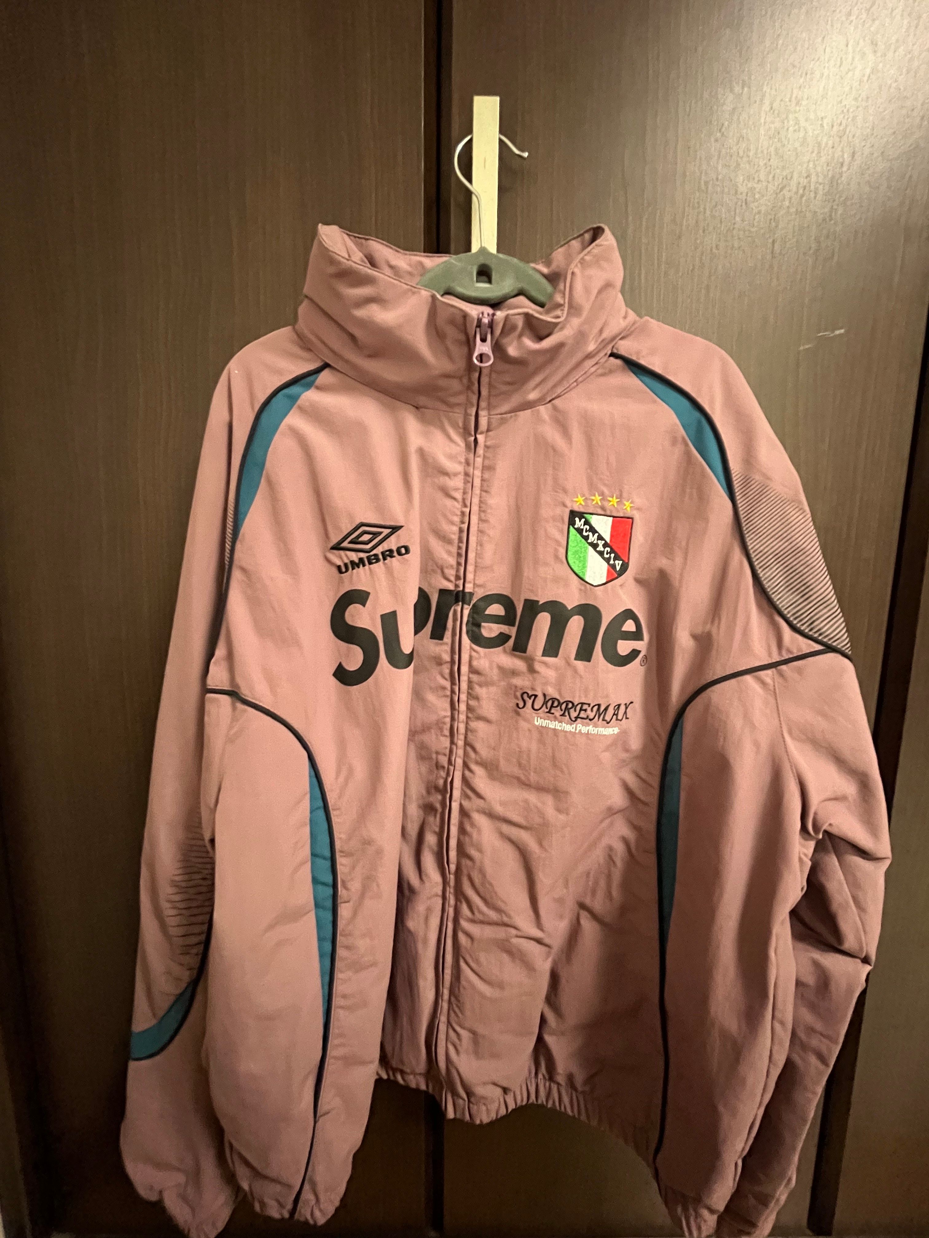 Supreme / Umbro Track Jacket "Dusty Plum"