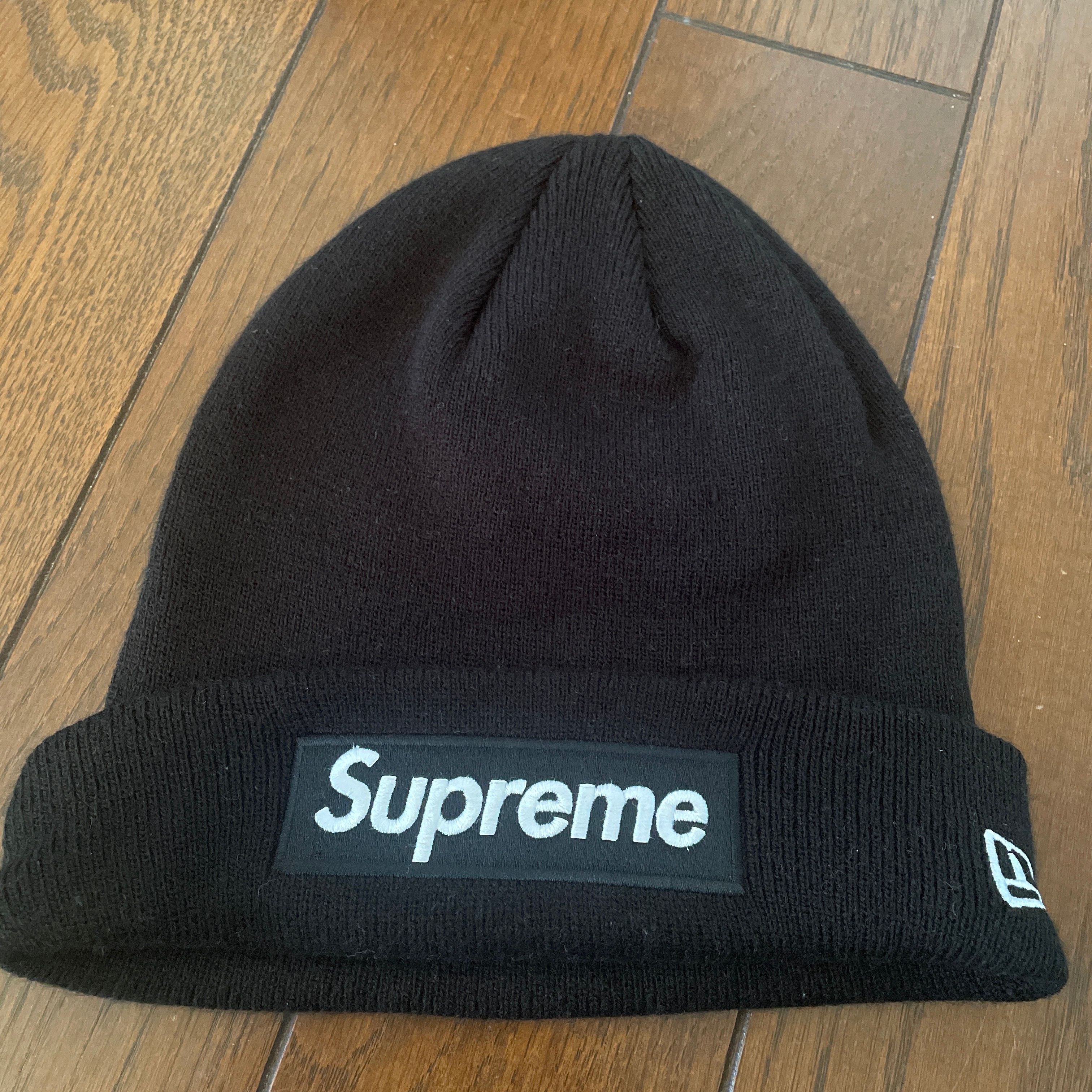 Supreme New Era Box Logo Beanie "Black" (23FW)