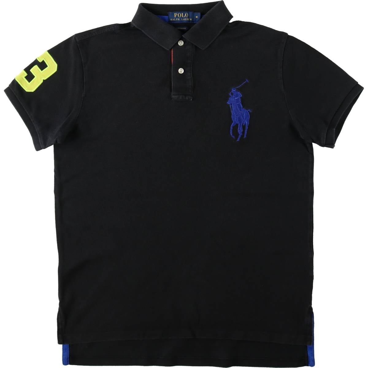 古着 ラルフローレン Ralph Lauren POLO RALPH LAUREN CUSTOM FIT ビッグポニー 半袖 ポロシャツ メンズM相当/eaa657687
