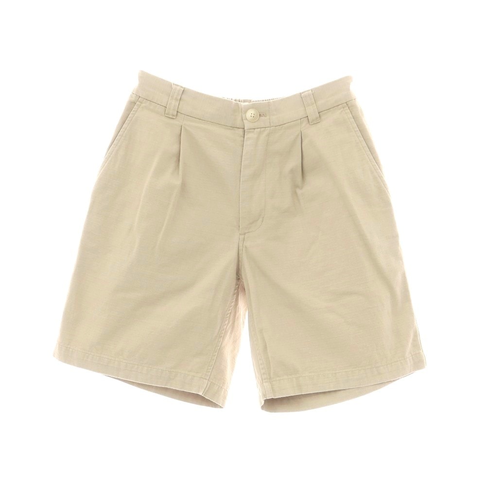 【中古】サタデーズ ニューヨークシティ Saturdays NYC コットン ショートパンツ ベージュ【サイズS】【メンズ】