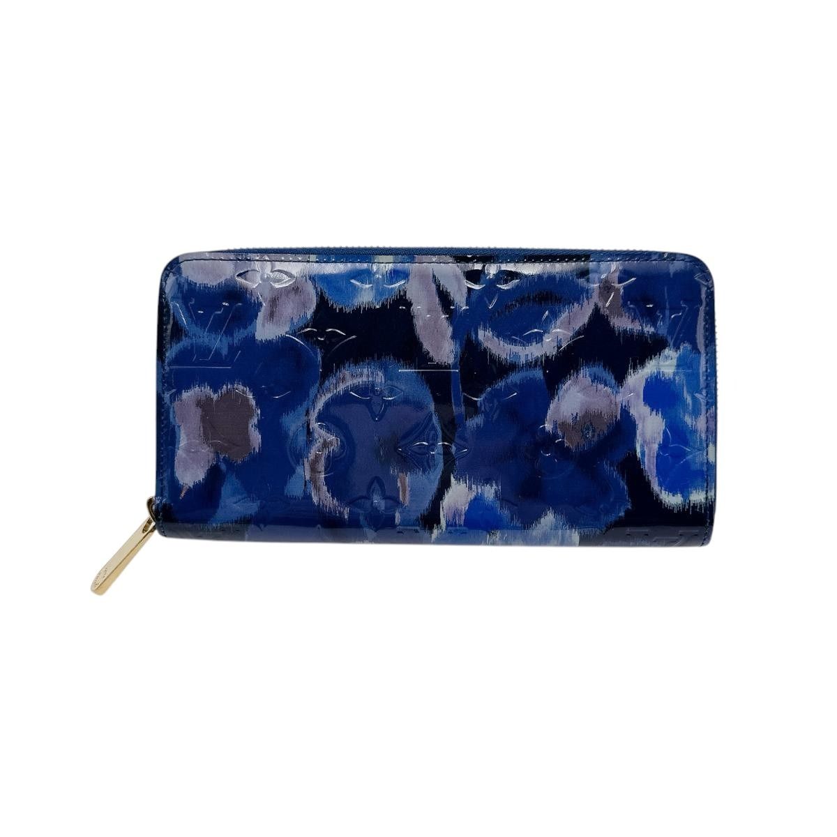 ルイヴィトン LOUIS VUITTON イカットフラワー M90018 モノグラムヴェルニ 長財布