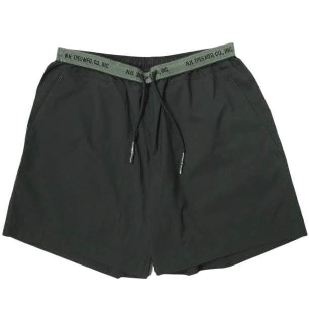新品 N.HOOLYWOOD TEST PRODUCT EXCHANGE SERVICE エヌハリウッド 25SS HALF PANTS アメリカ軍特殊部隊 ストレッチタスラン イージーショーツ 9251-CP52-001 38 BLACK ミスターハリウッド