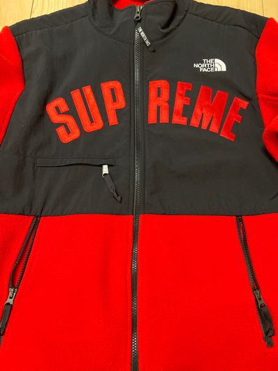 Supreme x The North Face Arc Logo Denali Fleece Jacket "Red"