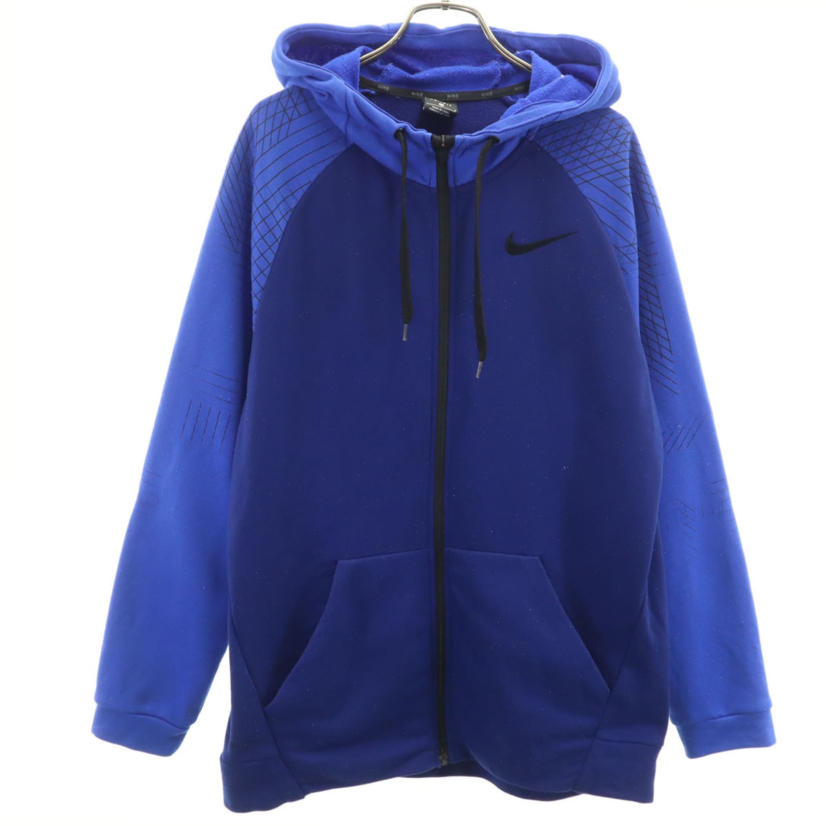 NIKE ナイキ 長袖 ジップパーカー L ブルー