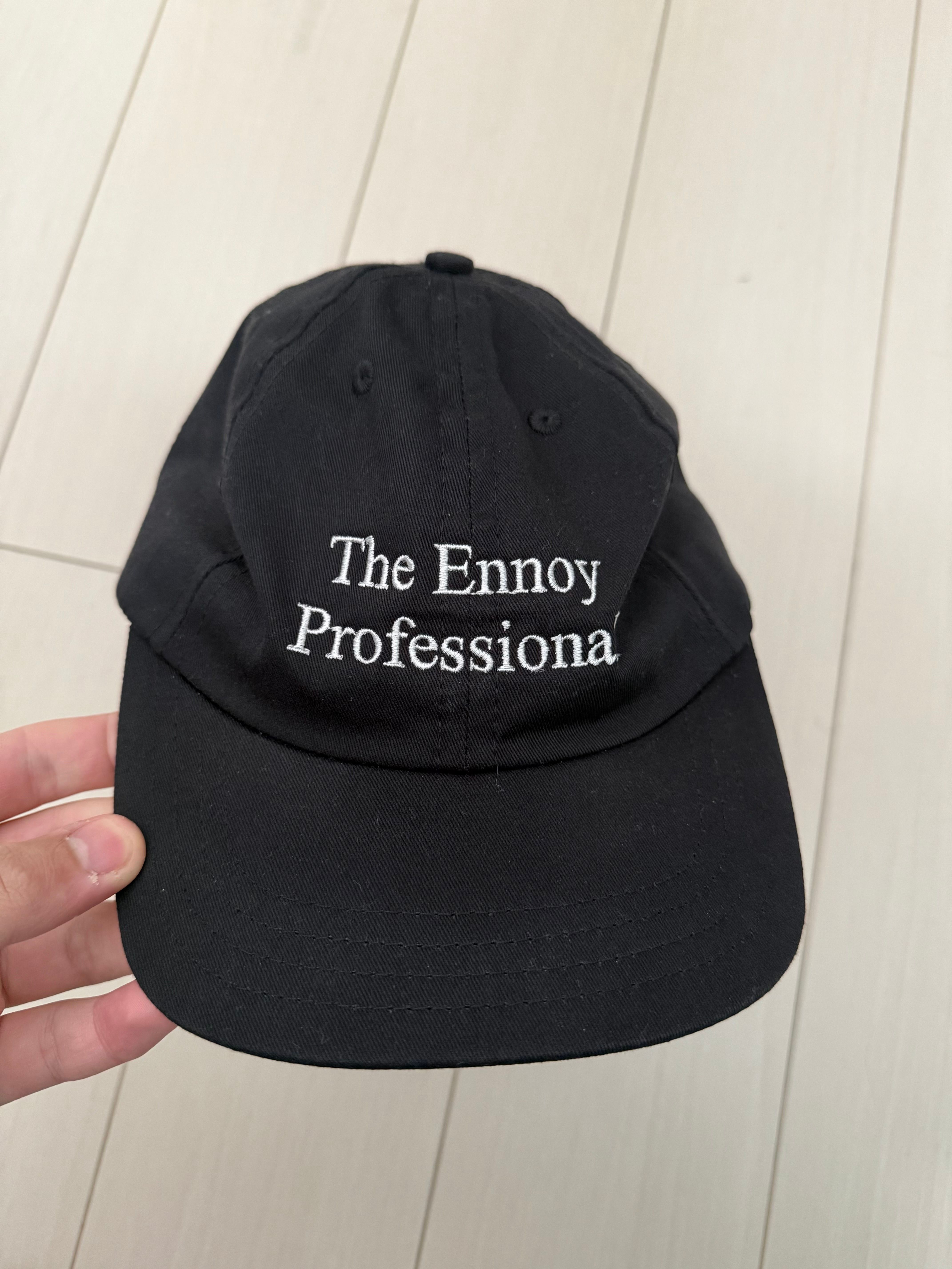 ENNOY Cotton Cap (The Ennoy Professional Logo) "Black" (24SS)