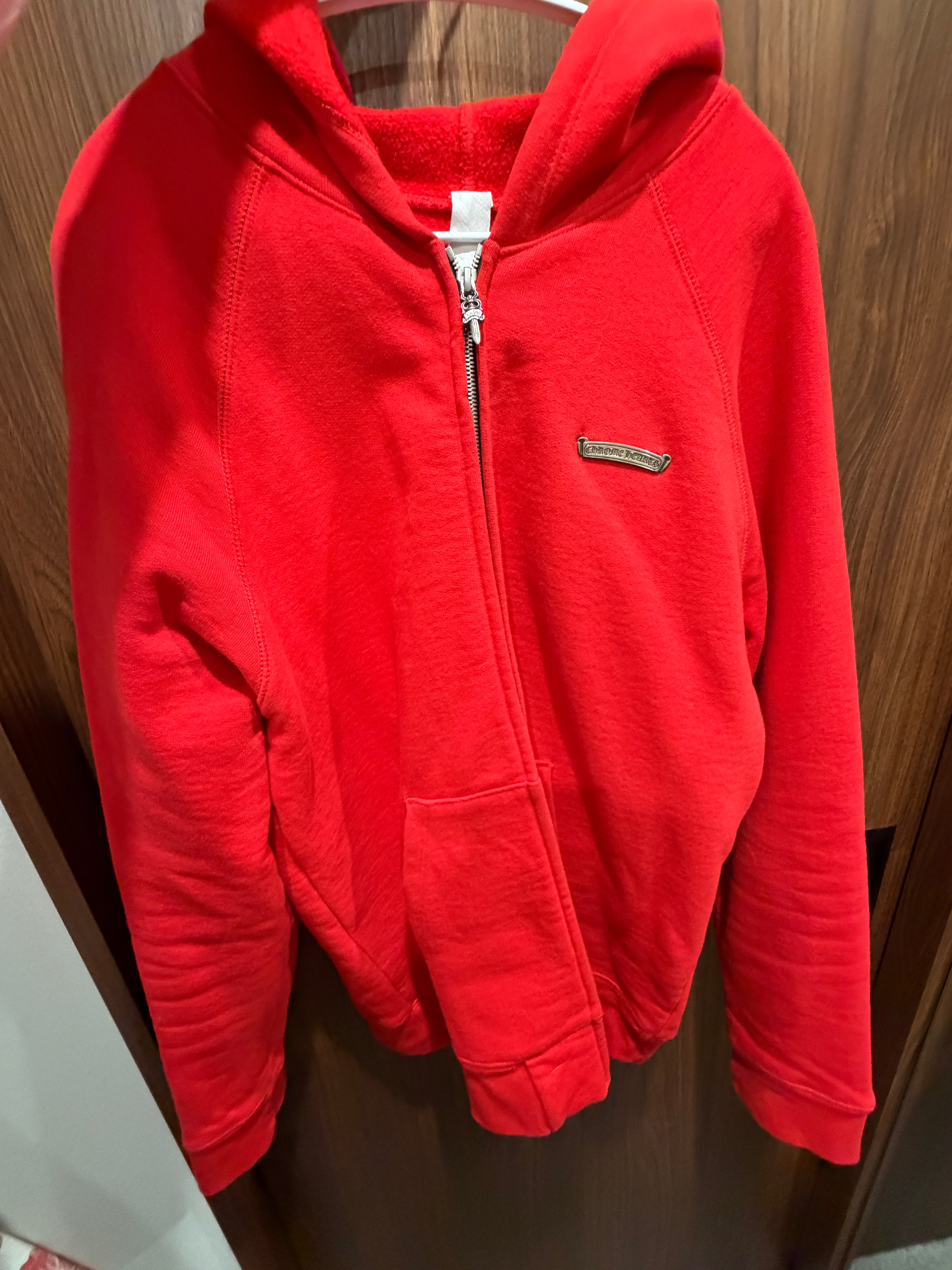 CHROME HEARTS King Taco 3 Cemetery Cross Embroidery Zip Up