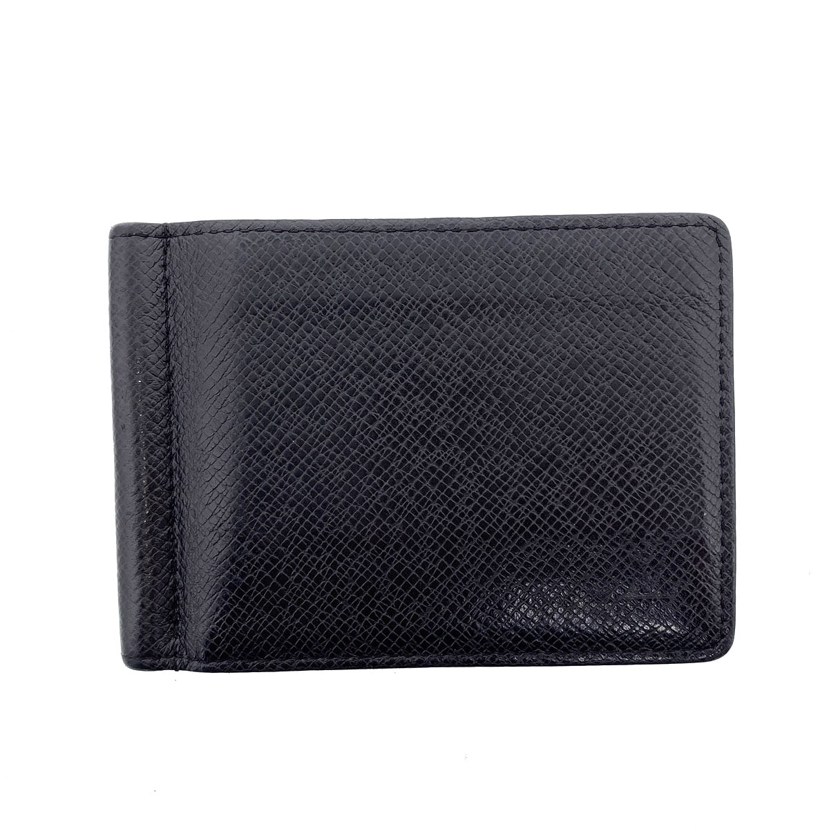 LOUIS VUITTON ルイ・ヴィトン ポルトフォイユ パンス 二つ折り財布 M62978 タイガ ブラック メンズ【中古】