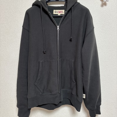 Stussy Fleece Zip Hoodie "Black"