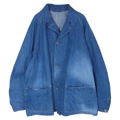 COMOLI コモリ 21AW U03-01013 デニム ワーク ジャケット インディゴブルー系【中古】