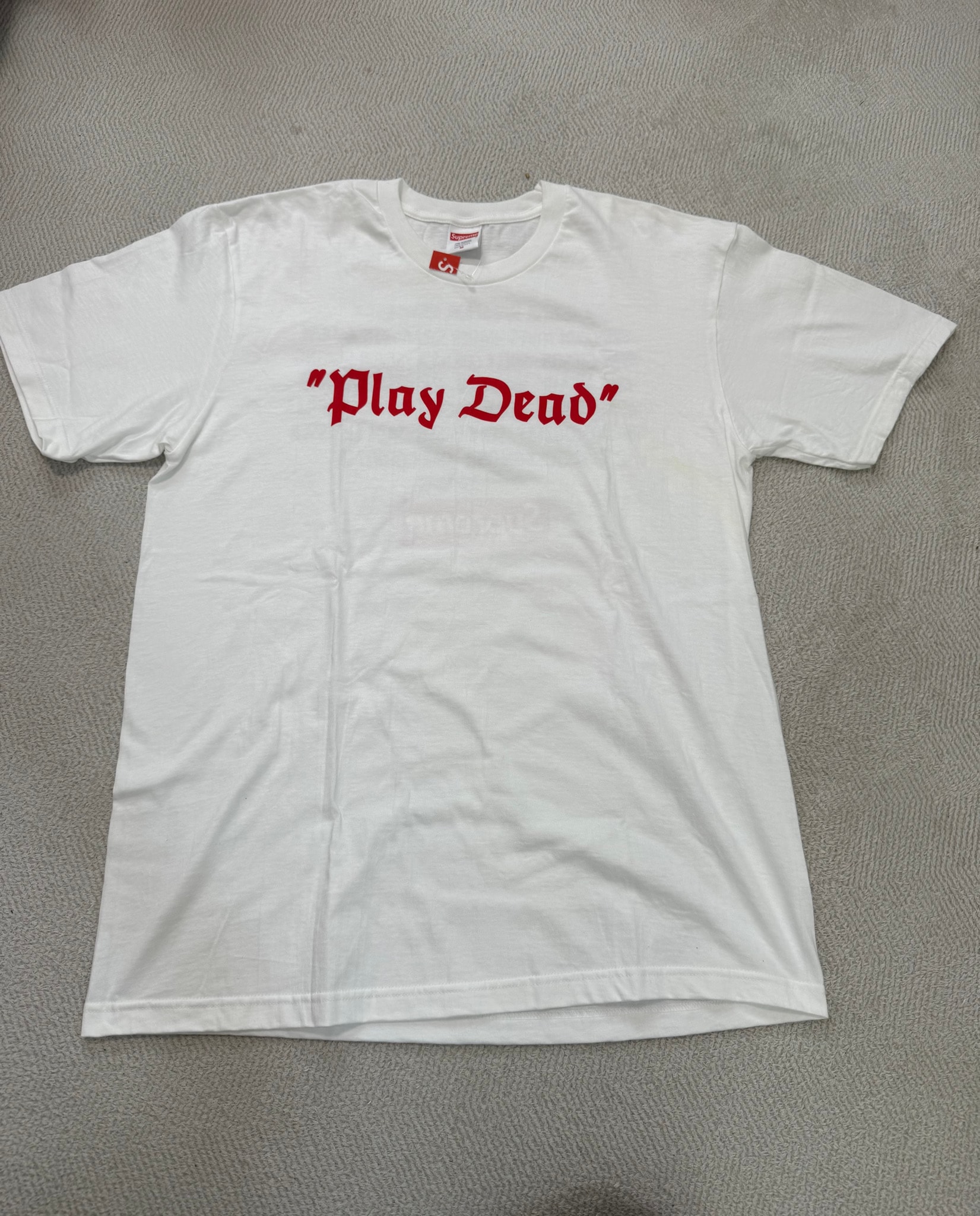 Supreme Play Dead Tee "White"