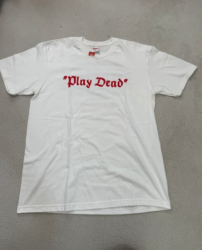 Supreme Play Dead Tee "White"
