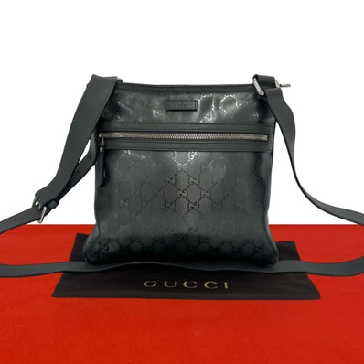 GUCCI グッチ インプリメ PVC レザー ショルダーバッグ グレー
24790