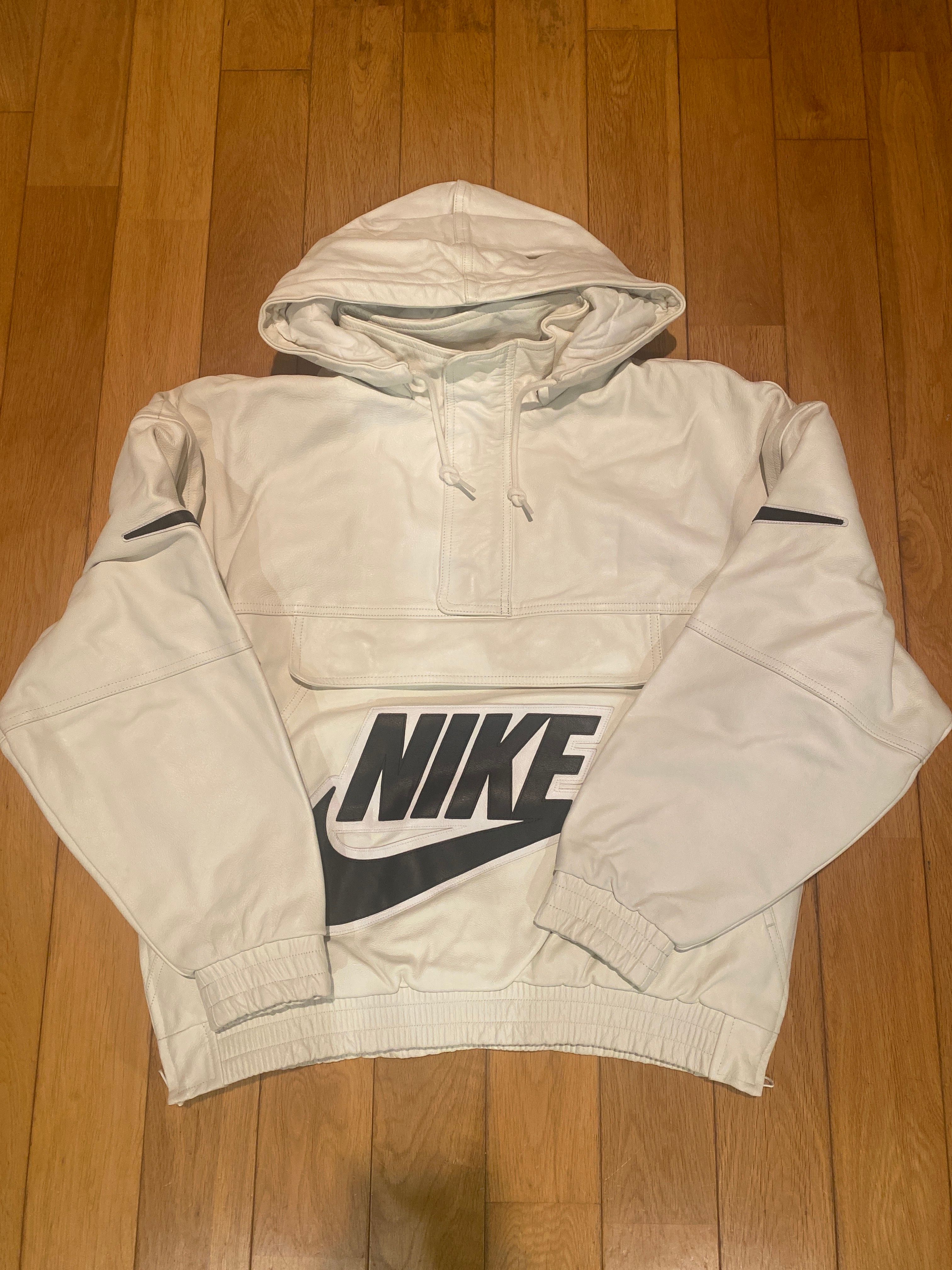 Supreme / Nike® Leather Anorak "White"