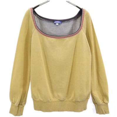 BURBERRY BLUE LABEL バーバリーブルーレーベル 三陽商会 長袖 カットソー 38 イエロー系