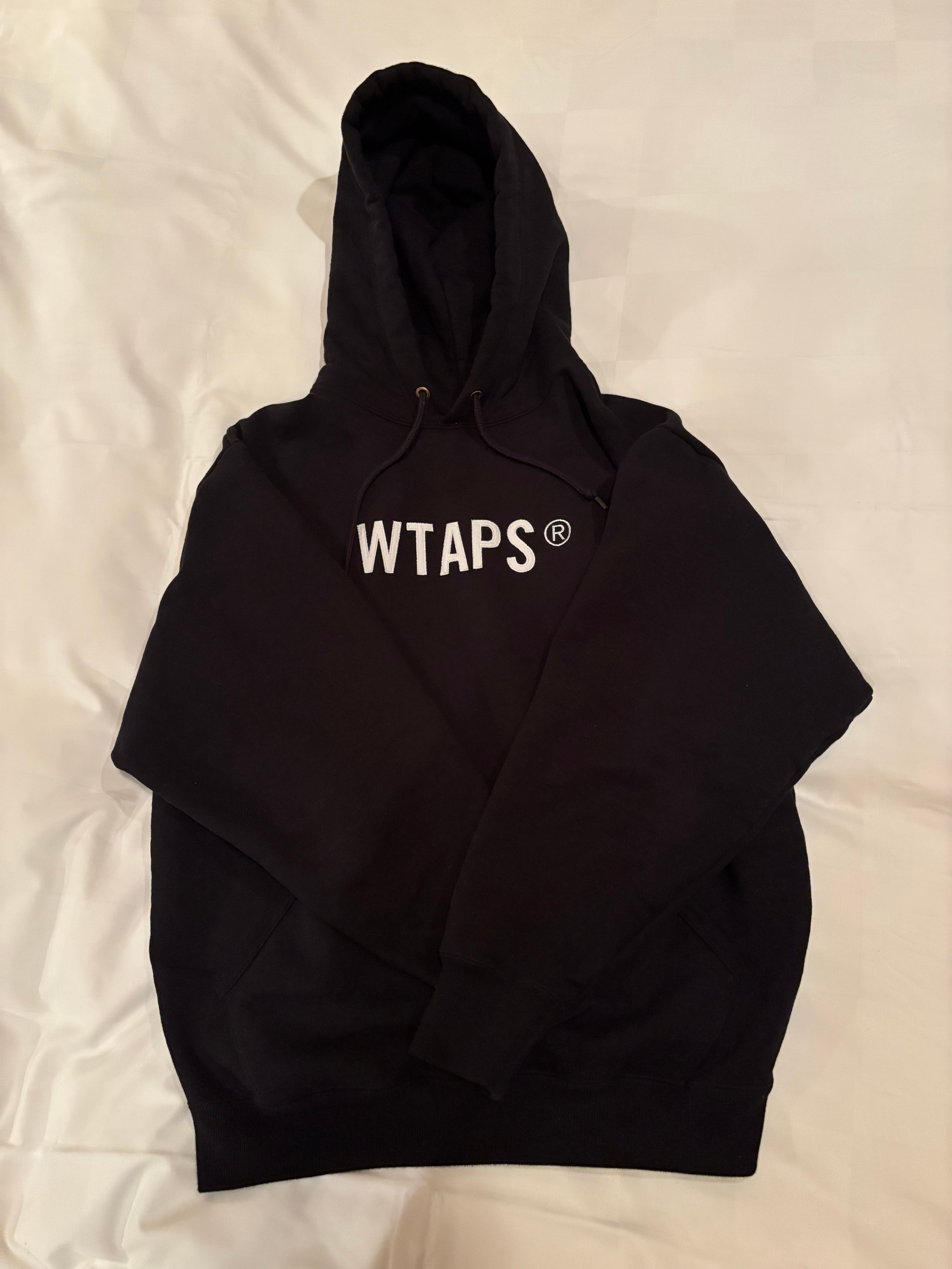 Wtaps Sign / Hoody / Cotton. TSSC "Black"
