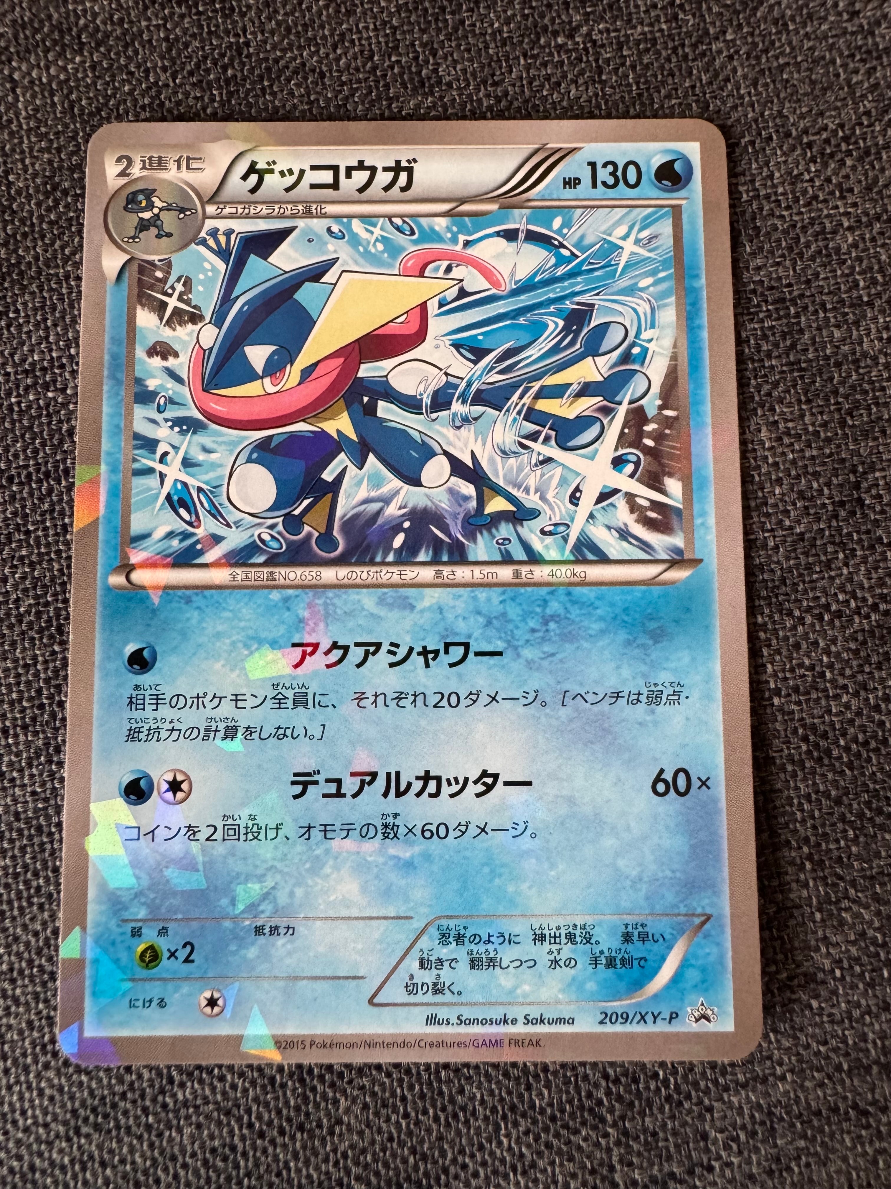 PSA10】ゲッコウガ P [XY-P 209](プロモーションカード